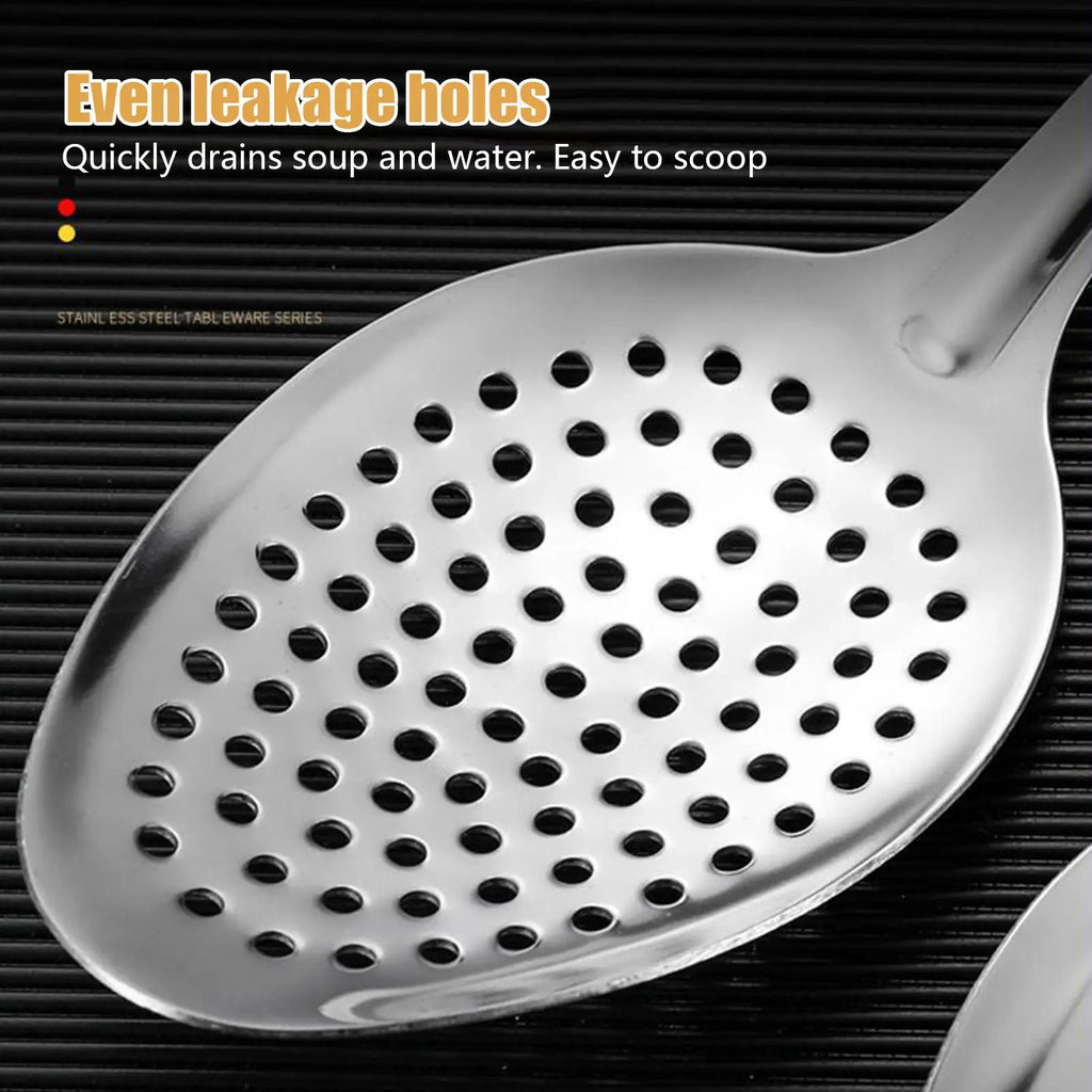 Metal Slotted Spoon 15IN Straining Spoon Nonstick Tools Scoop Utensil Skimmer Spatula for Mixing Baking Outdoor Buffet Frying Zpaxo