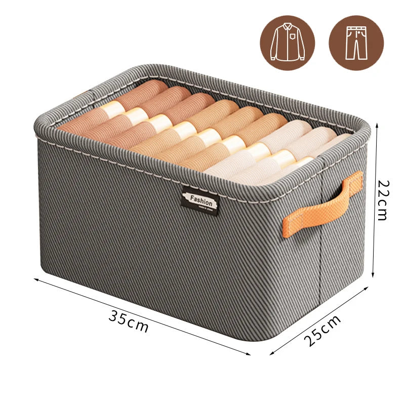 Thicken Clothes Organizer Pants Sweater Storage Cabinets Drawers Organizer Jeans Storage Box Wardrobe Clothes Storage Organizers Zpaxo