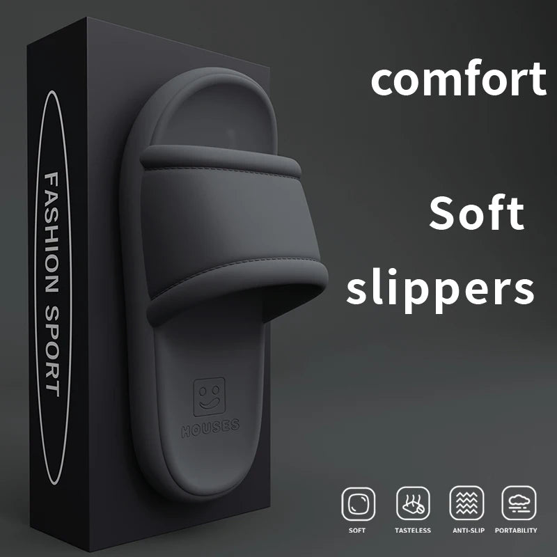Men Bathroom Quick-dry Home Slippers Fashion Soft Sole EVA Indoor