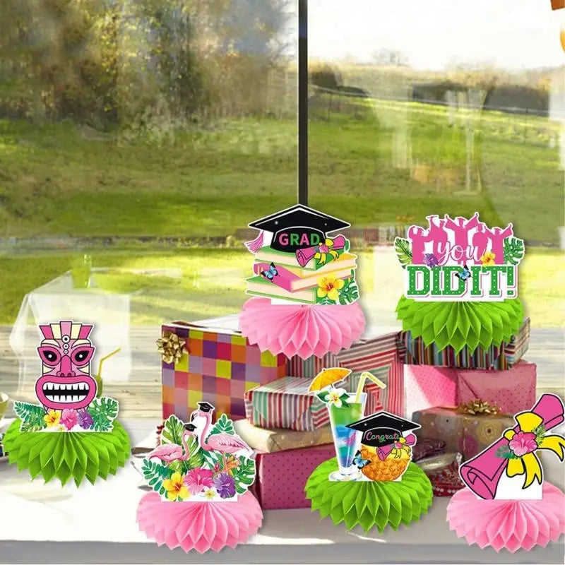 1 Hawaiian Graduation Party Decoration Bright Designs