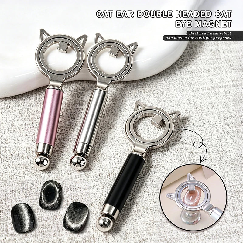 Dual-head Cat Eye Nail Magnet Ring Magnetic Tool 3-second Suction Zpaxo