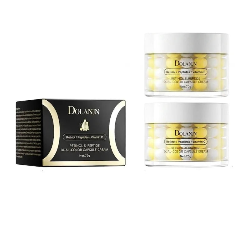 Retinol Vitamin C Peptide Firming Capsule Cream 70g | Anti-Aging Anti-Aging Face Cream Zpaxo 2PCS