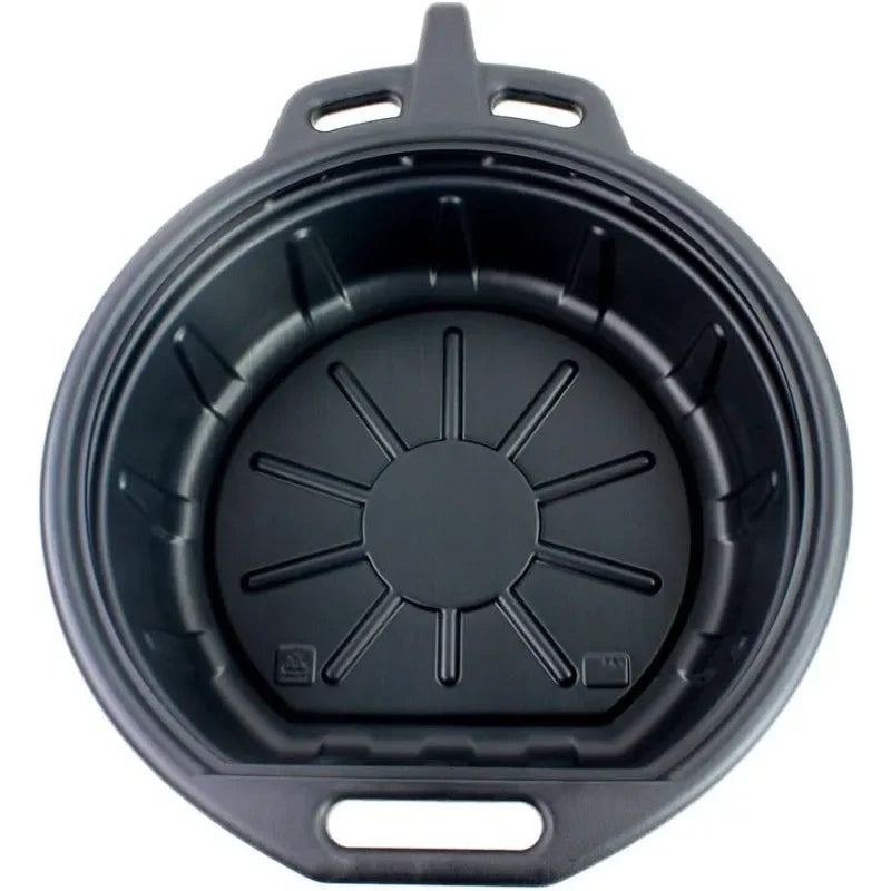 10L/15L Leakproof Oil Drain Pan – Car & Motorcycle Oil Change