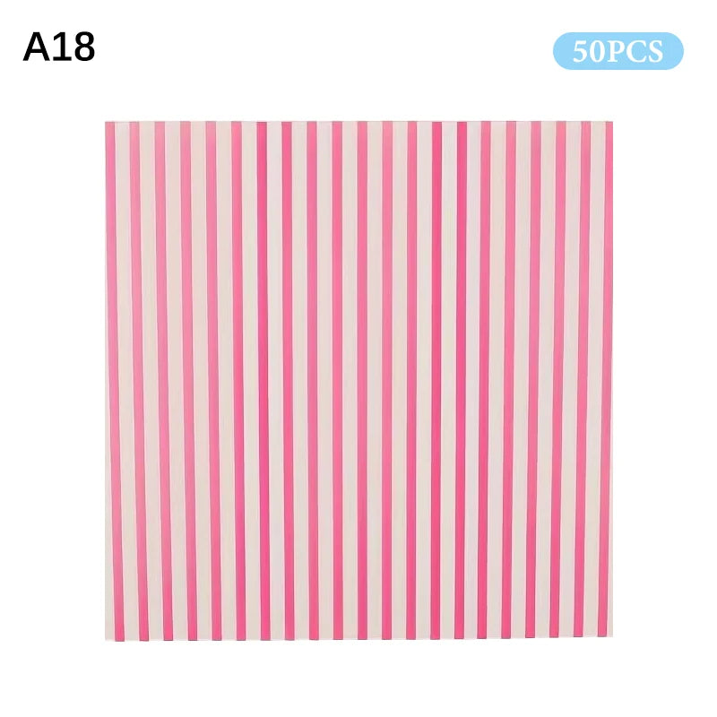 Food Grade Baking Wax Paper Strawberry Floral Patterned Squares Zpaxo A18