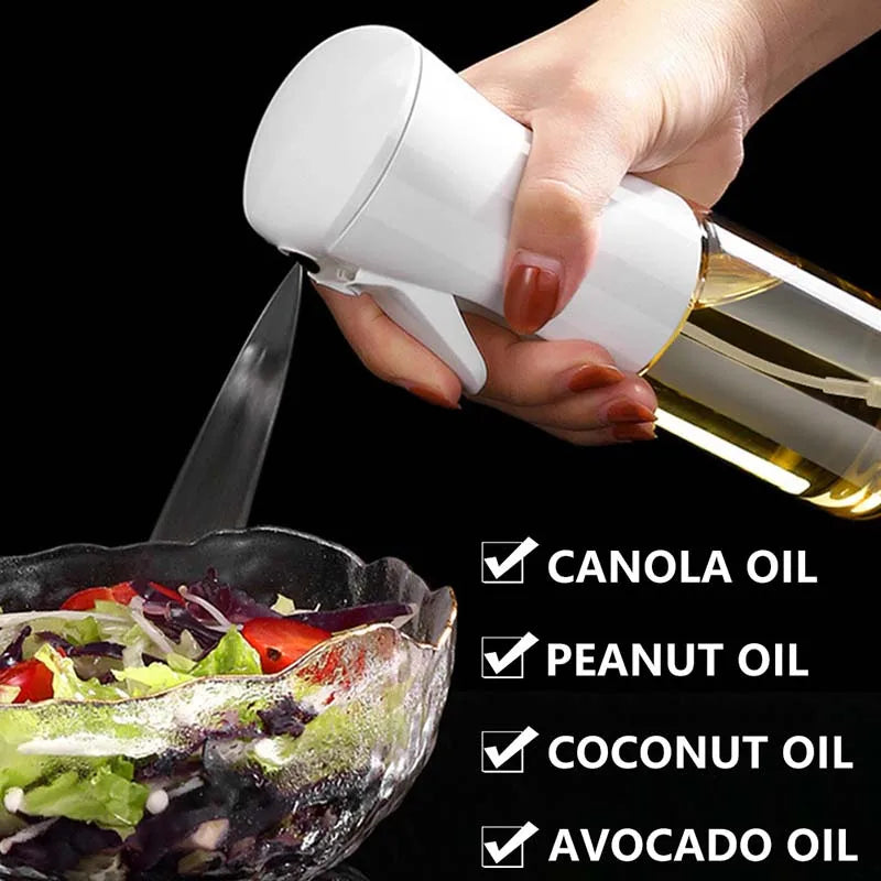 Camping BBQ Baking Vinegar Soy Sauce Spray Plastic Bottle Oil Spray for Cooking Olive Oil Sprayer Kitchen Gadgets 200/300/500ml Zpaxo