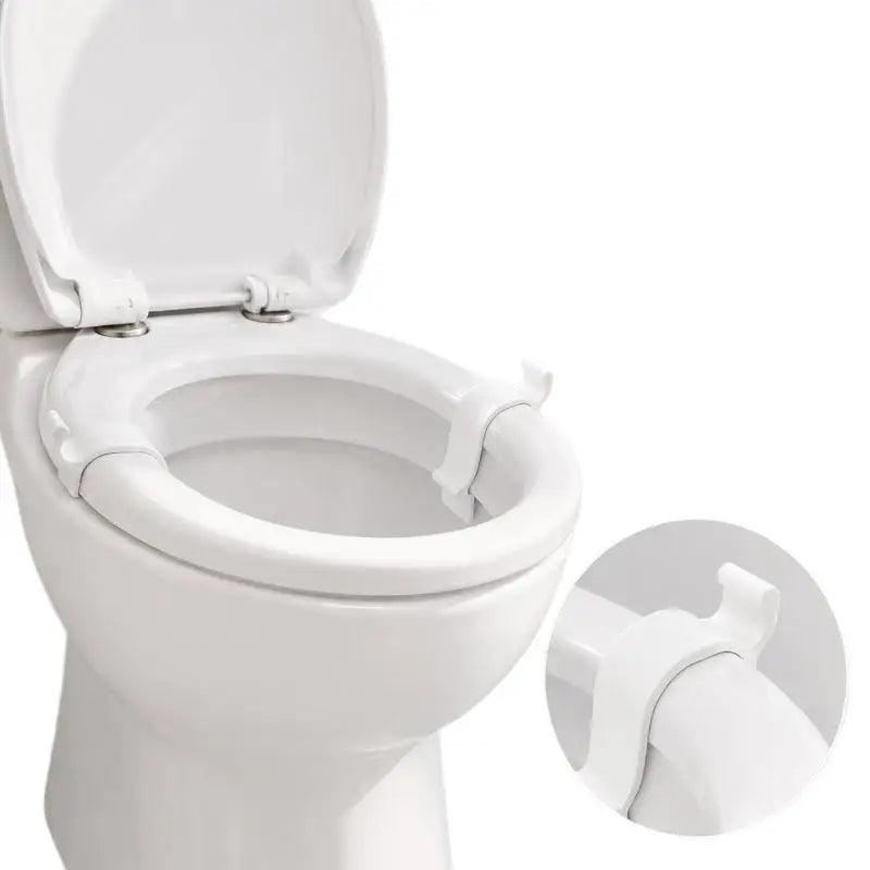 Anti Loose Toilet Seat Stabilizer 1 Touch Lid Handle No Drill Install Zpaxo