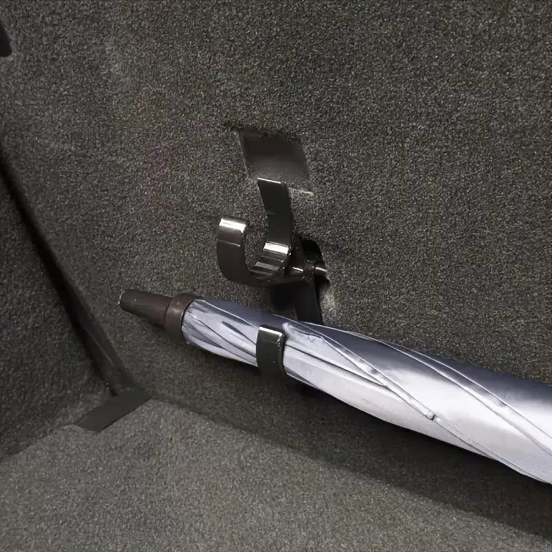 1pcs Trunk Umbrella Holder Hooks – Punch-Free Install for SUV/Sedan, Rack Umbrellas, Rods, Gear Zpaxo