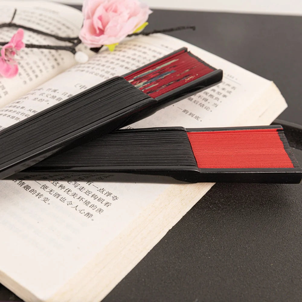 Chinese Silk Bamboo Folding Fan with Tassel – Dance & Décor