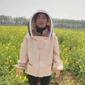 Mesh Hat Breathable Zipper Anti Bee Clothes Half Body Elastic Cuffs