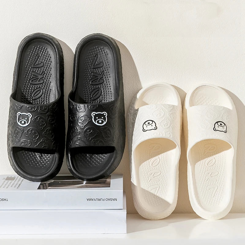 Women Summer EVA Slippers Indoor Home Bath Non Slip Soft Wide Comfort