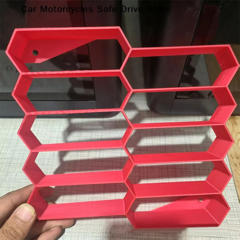 CM3D Printing Car Model Display Rack Creative 10 Grids Cars Storage