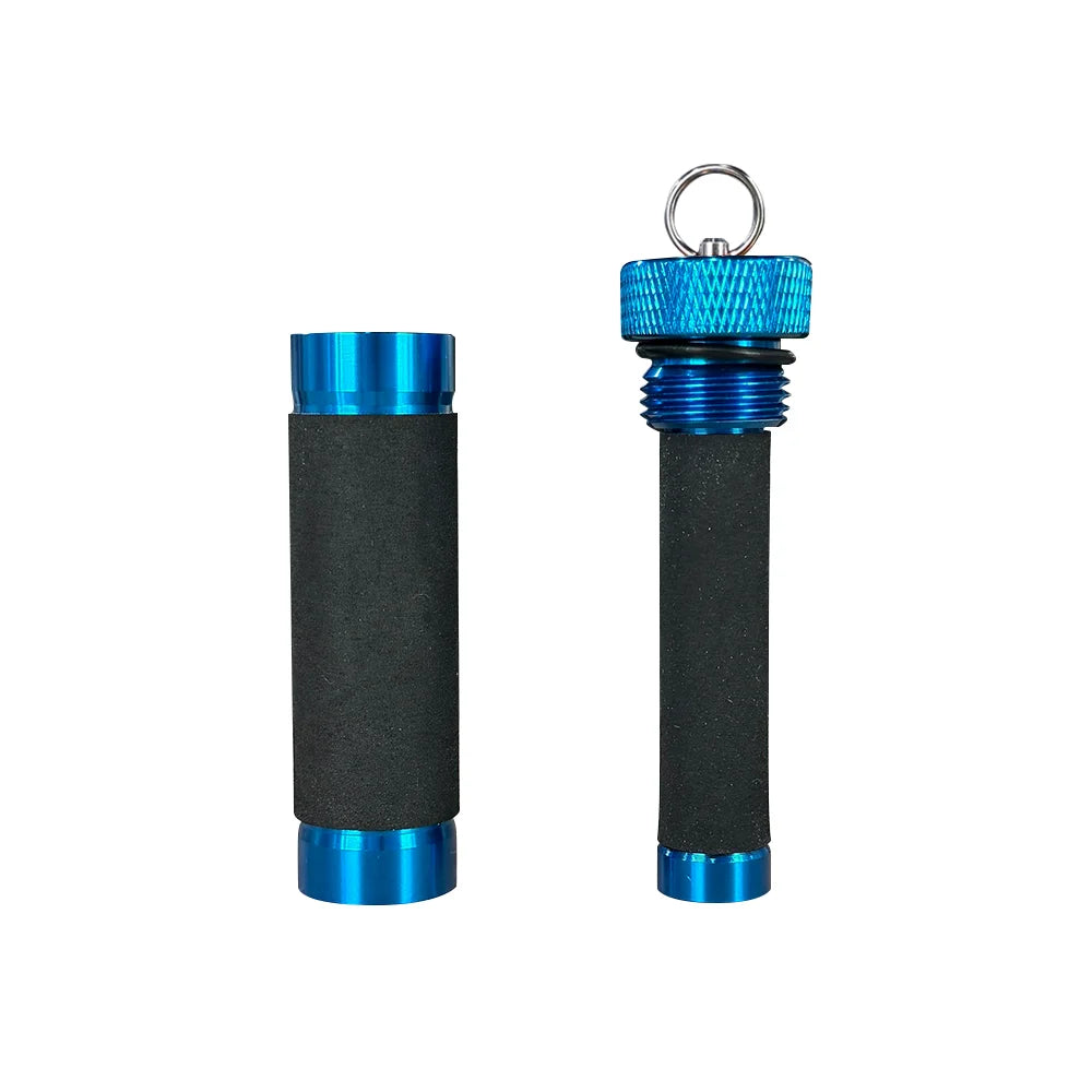 2-in-1 Fishing Line Puller Tool Alloy Material Durable Gear Zpaxo Blue Small
