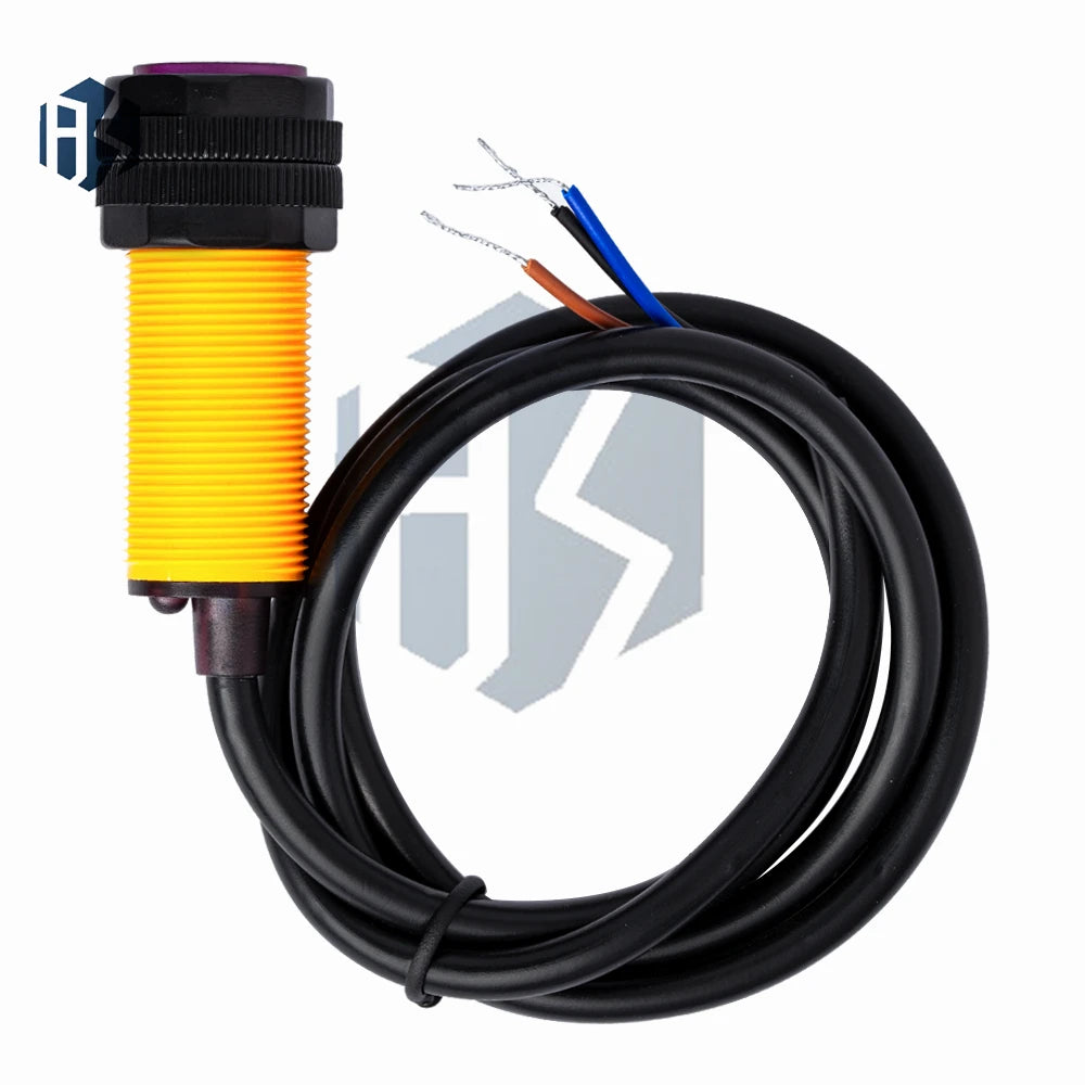 E18-D80NK Infrared Obstacle Avoidance Reflective Photoelectric Sensor with Adjustable 3-80cm Detection Range for Smart Car Robot Zpaxo