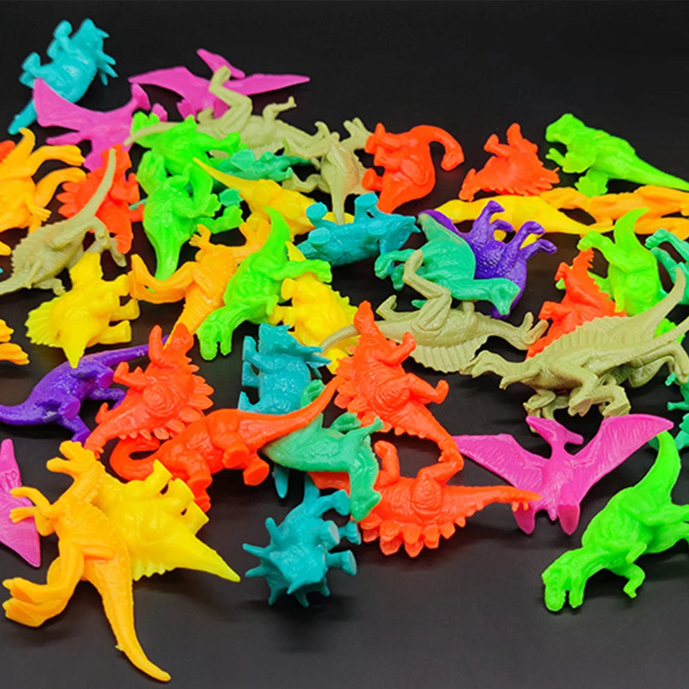 10/20/50Pcs Dinosaur Toys for Kids Realistic Dinosaur Figures Birthday Christmas Gifts Party Favors Random Style Zpaxo Random Style 50Pcs
