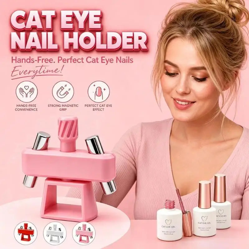 Adjustable Glass Bead Cat Eye Nail Magnet Tool Scratch Resistant Zpaxo