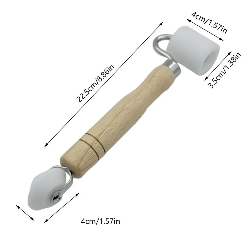 Wallpaper Seam Roller Sound Deadening Double Head Paper Smoother