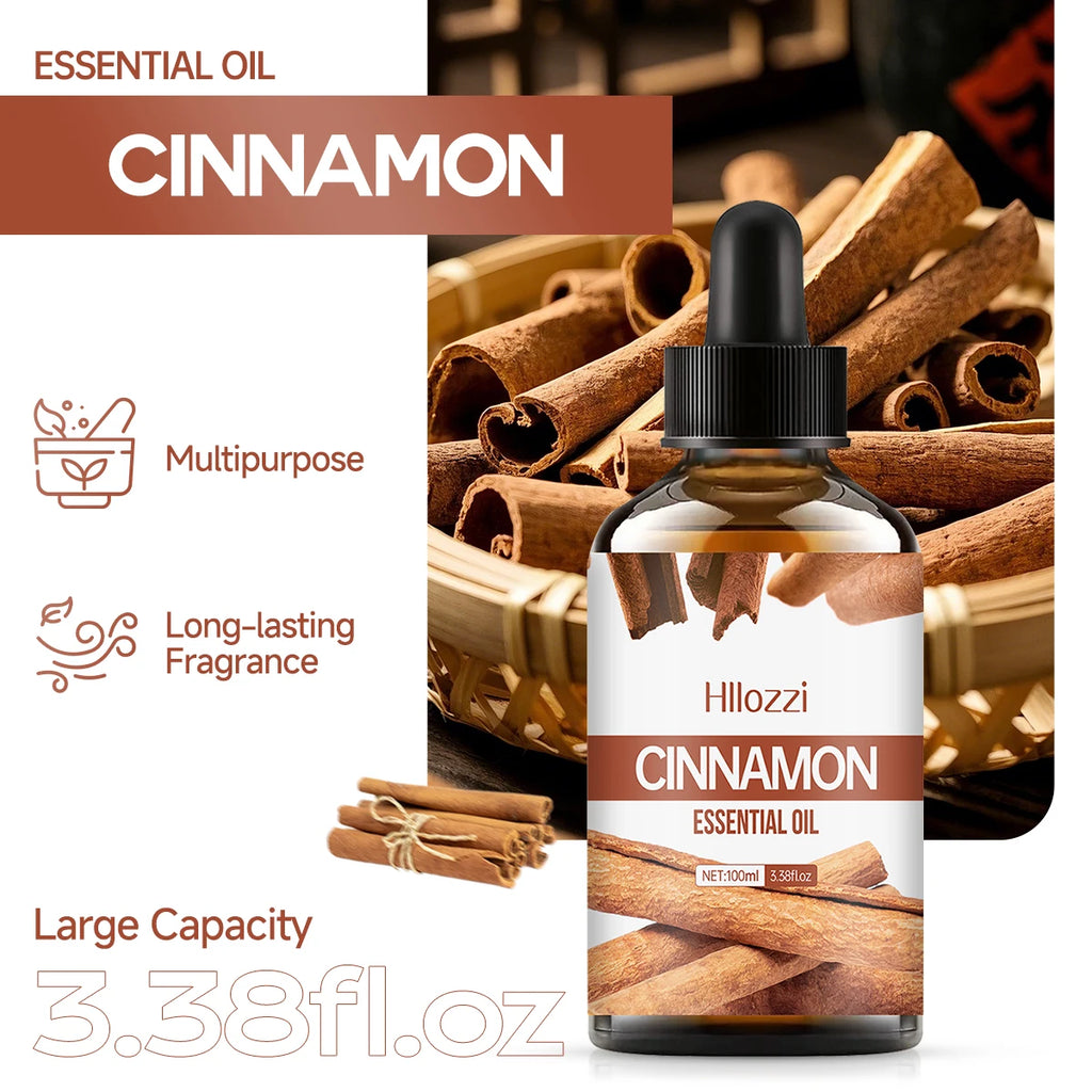 CINNAMON ESSENTIAL OIL a high-quality moisturizing nourishing massage oil with a refreshing scent, suitable for all skin types Zpaxo
