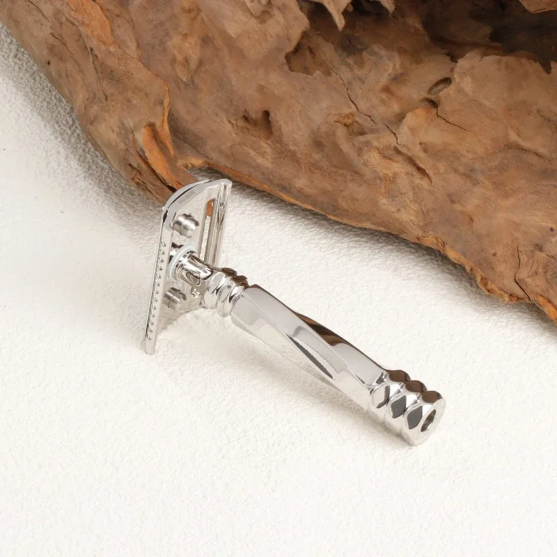 Yaqi Cerberus Stainless Steel Safety Razor | 0.65mm Blade Gap Safety Razor Zpaxo