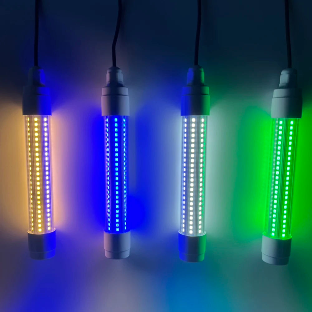 LED Underwater Fishing Light Attractor Multifunction Glowing Fish