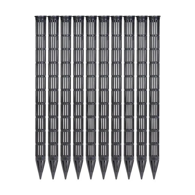 Plant Aeration Tubes Planter Insert Ventilation Tubes Rootlet Rot Prevention Tube Prevent Overwatering For All Types Flower Pots Zpaxo Black
