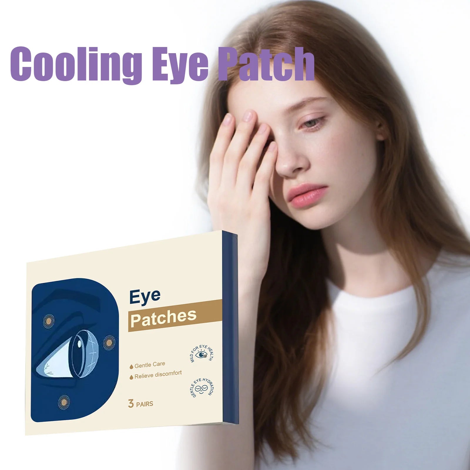 Hoygi Cooling Eye Patches – Dark Circles & Puffy Eyes Gel Mask Under Eye Gel Patches Zpaxo