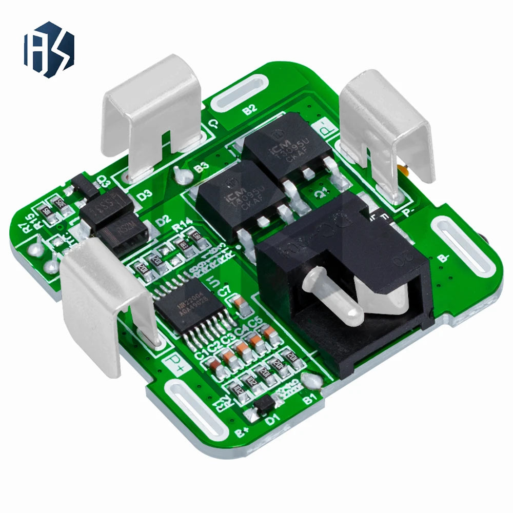 4S 14A 2-MOS BMS Board 14 4V 16 8V Overcharge Protection 18650 Zpaxo
