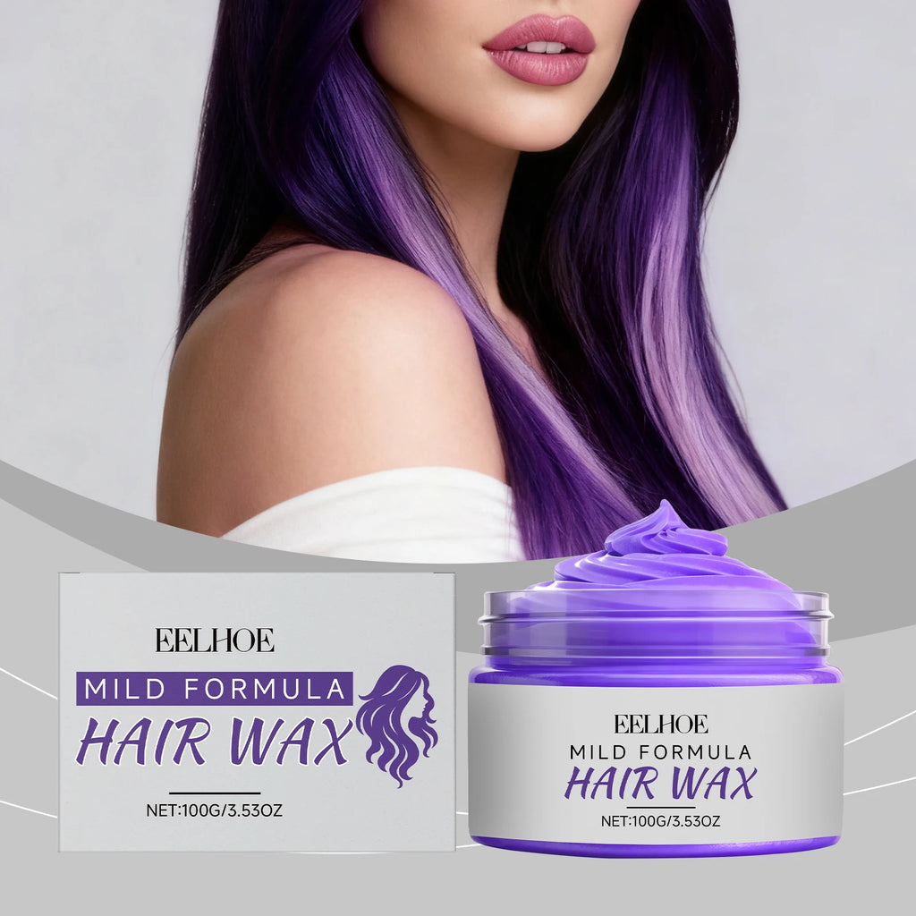 Purple Instant Hair Color Cream – Matte Pomade for Men & Women Hair Color Pomade Zpaxo