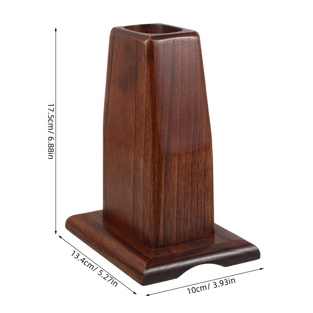 Shoehorn Organizer Stand Wooden Shoe Horn Base Storage Holder Display