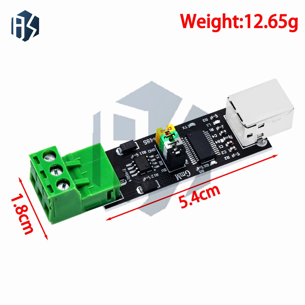 USB TTL RS485 Converter Module 3 3V 5V Dual Voltage Serial Adapter Zpaxo