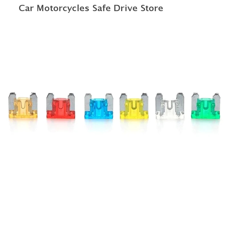 CM24pcs Car Fuses 5A 10A 15A 20A Low Profile Micro Mini Blade Truck