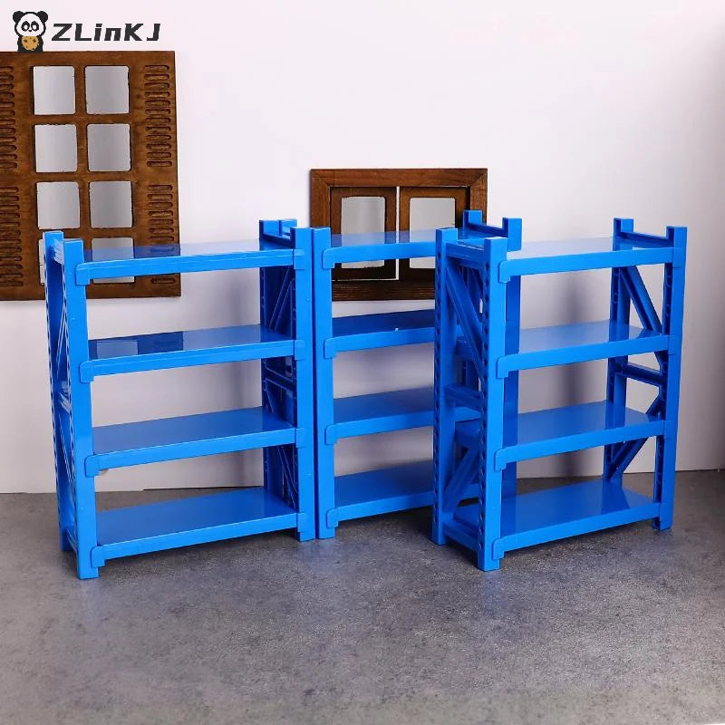 1 12 Scale Dollhouse Simulation Storage Shelves Warehouse Racks Model Zpaxo