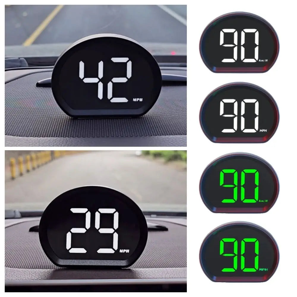 KMH MPH GPS Car Digital Speedometer Plug&play Universal Vehicle Speed Zpaxo