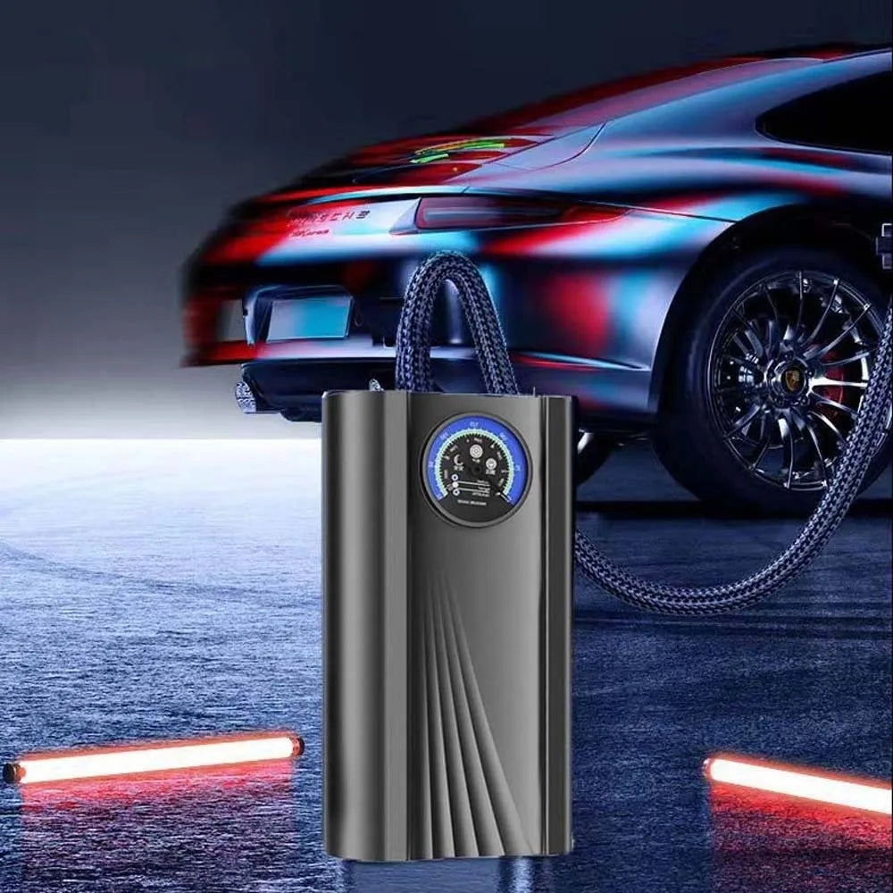 High-power Car Tire Inflator Pump Magnetic Faster Inflation Auto Air Zpaxo
