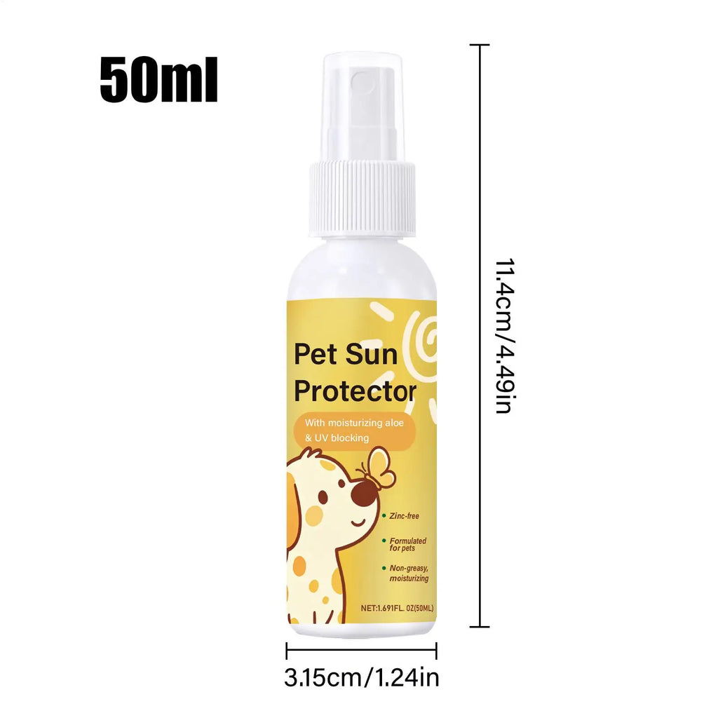 Dog Sunblock Waterproof Sweat-resistant UVA UVB Rays Prevention
