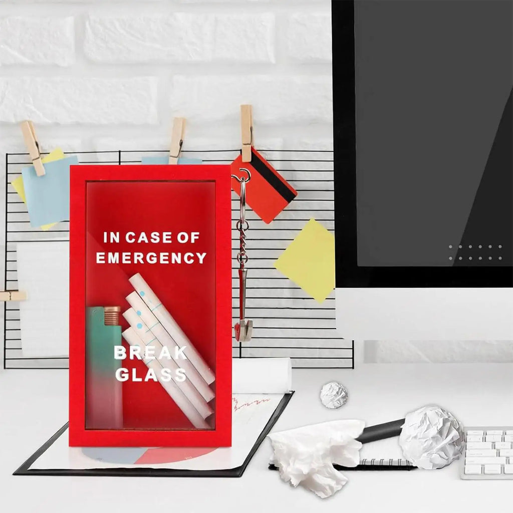 Case Break Box Tabletop Decoration Funny Office Desk Decor Collectors
