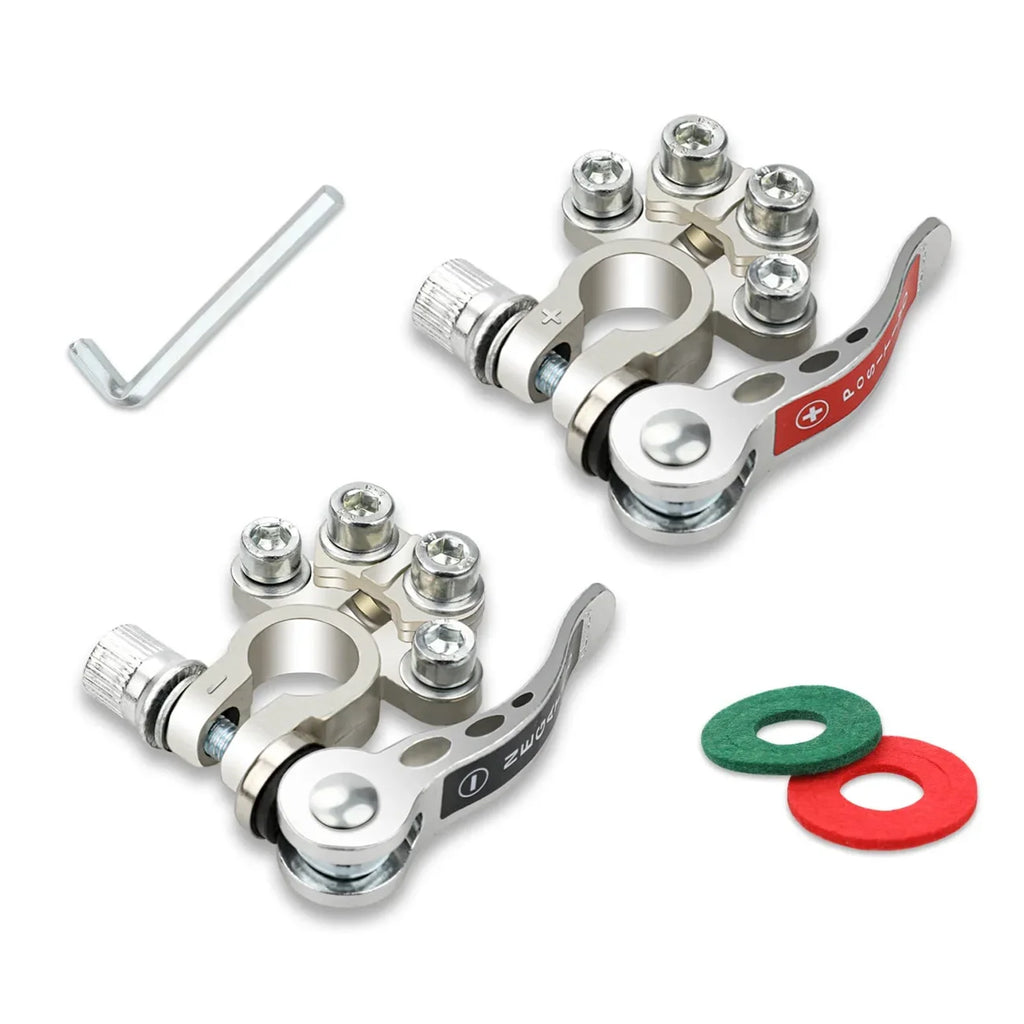 Quick Release Battery Terminal Connectors Positive Negative Cable Zpaxo Style 1