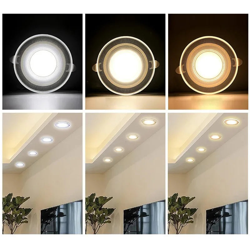 5W 3-Color LED Downlight Round Ceiling Spotlight | POCKETMAN