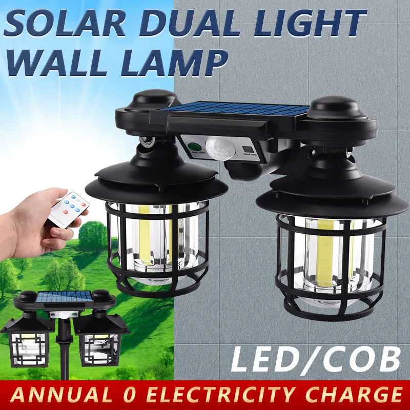 Dual Purpose Solar Pendant Light Outdoor Waterproof Floor Mounted Zpaxo