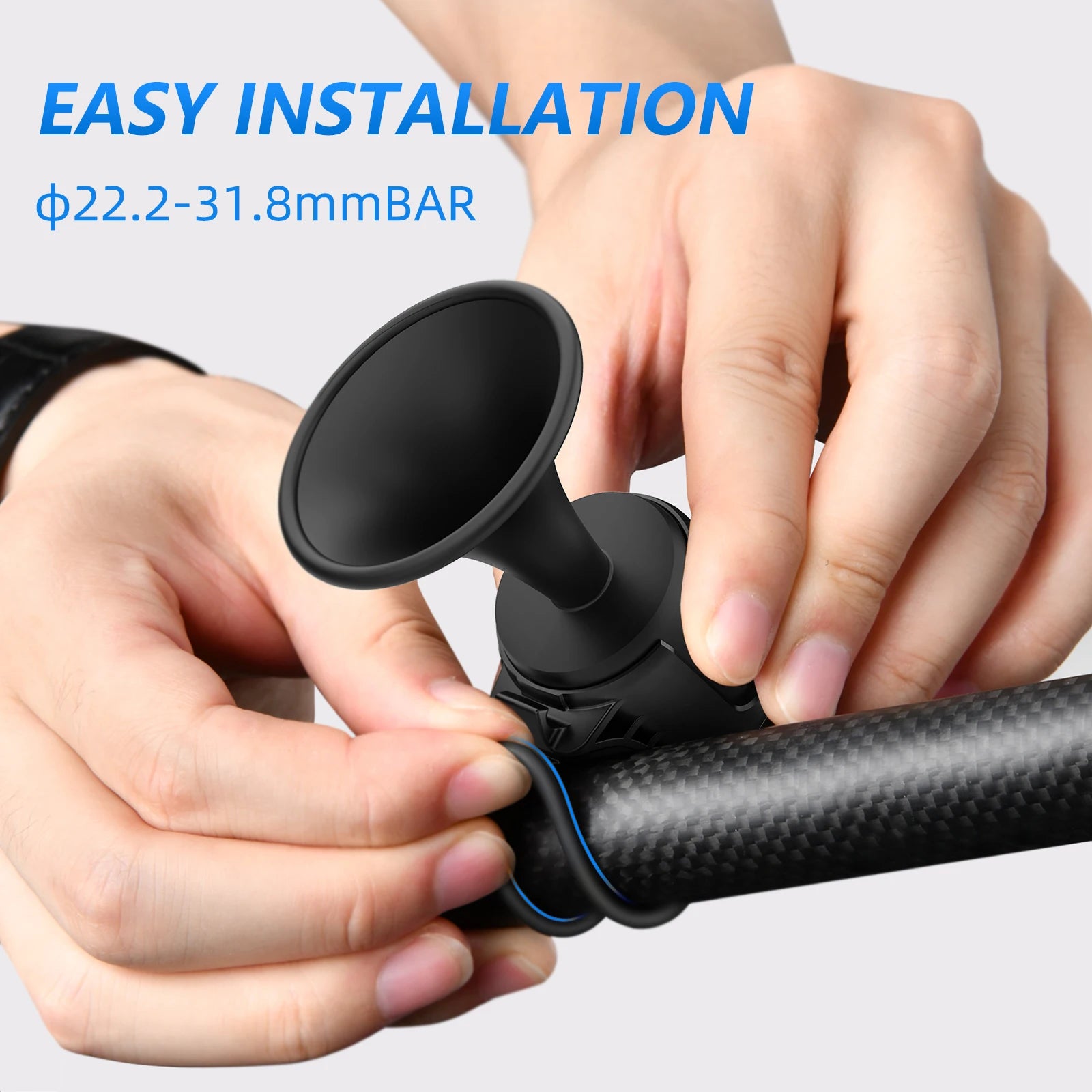 Bicycle Bell Ring Bike Electronic Loud Horn 120db Loud Safety Alarm Electric Waterproof Warning Bell Scooter Bicycle Accessories Zpaxo