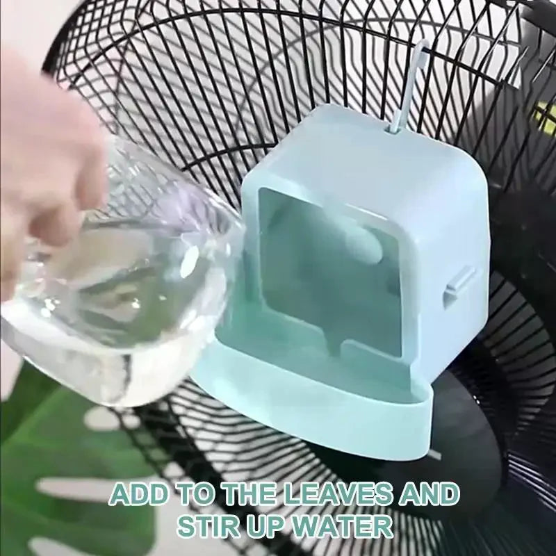 Electric Fan Cooling Storage Box Ice Fast Portable Household Hanging Zpaxo