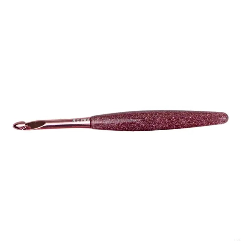 Resin Handle Aluminium Crochet Hook Needle Knitting Crocheting Weaving
