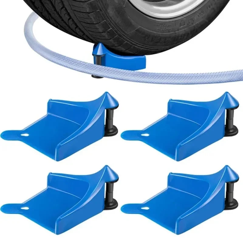 Car Hose Guide Tire Wedge – Universal Anti-Pinch Wash Tool