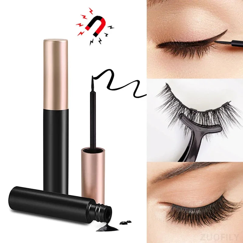 1 Black Magnetic Eyeliner Glue False Eyelash Extension Magic