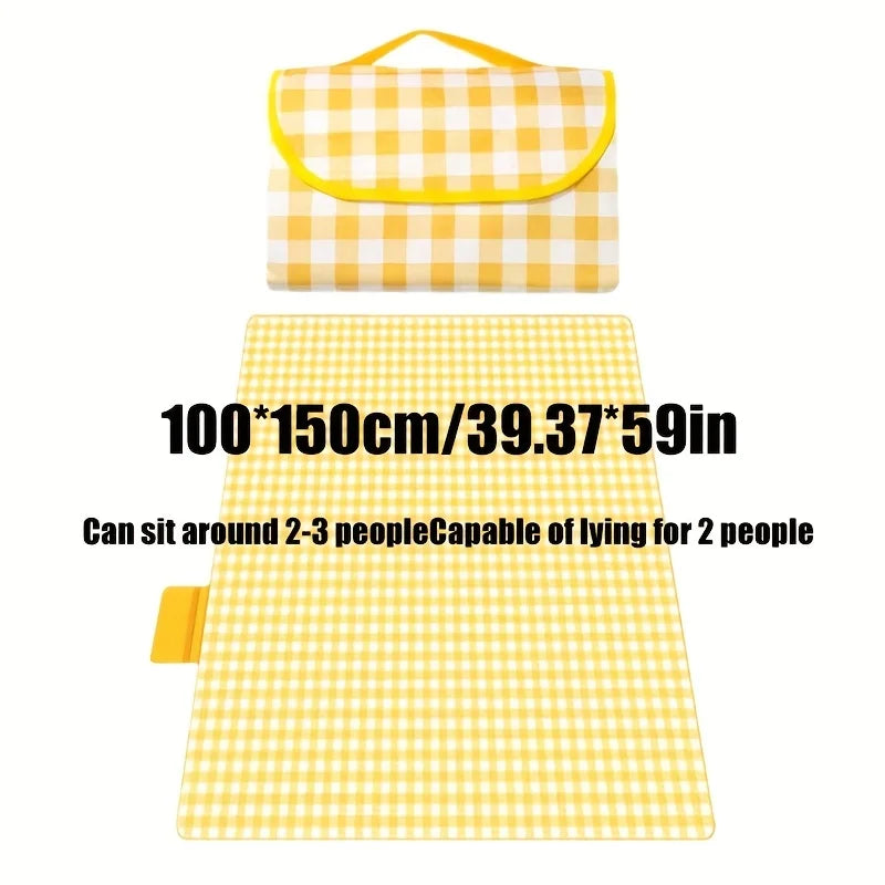 200 Portable Camping Mat Carry Bag Waterproof Thicken Picnic Blanket