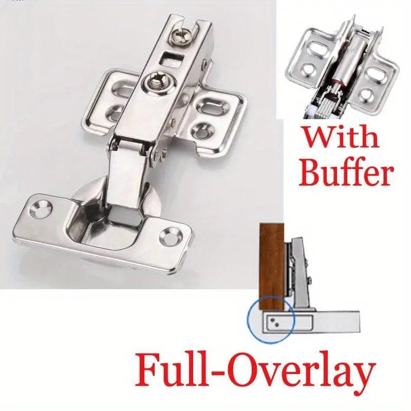 Cupboard Hinges Full Overlay Soft Close Cold Rolled Steel 95 105