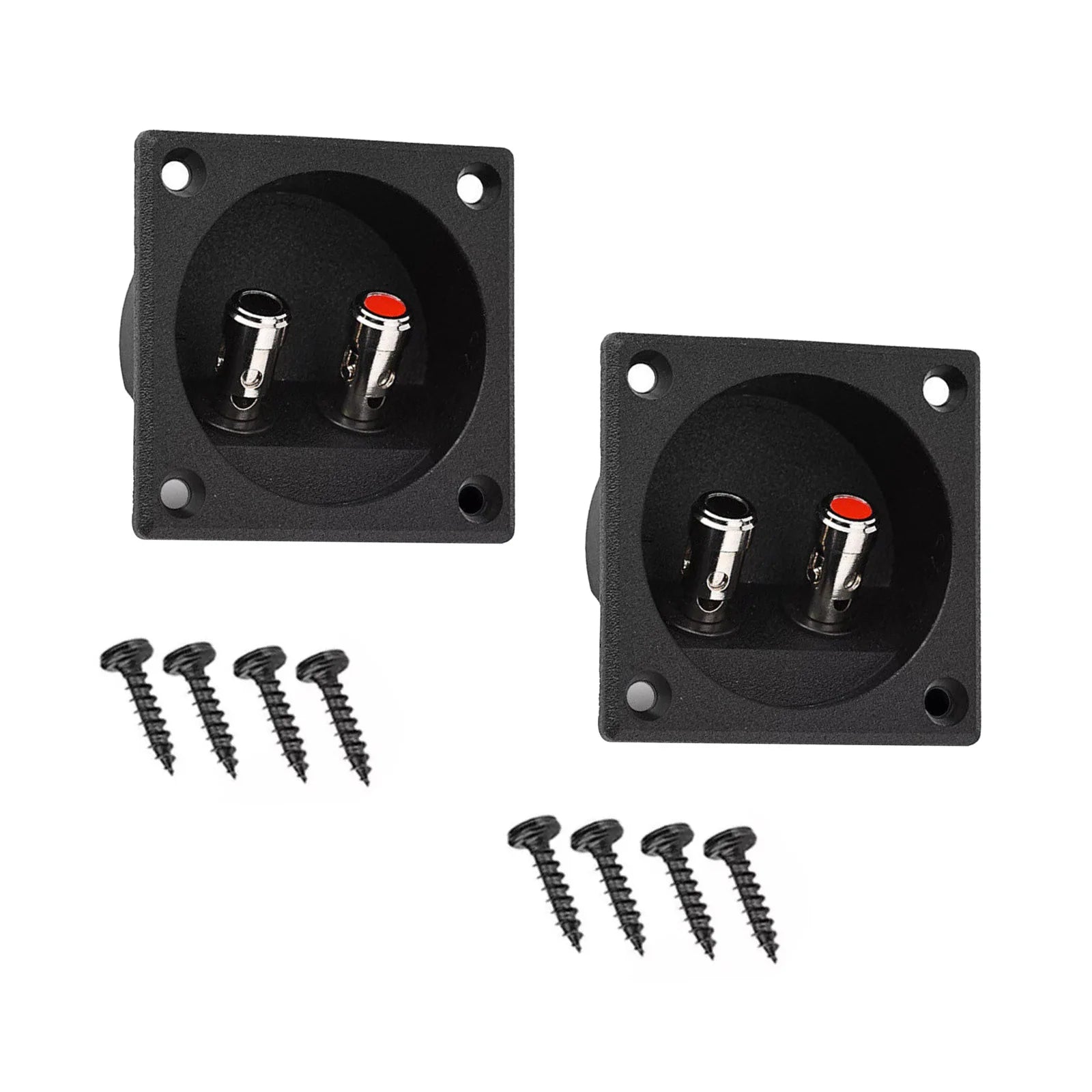 2 Way Speaker Box Terminal Binding Post Cup DIY Home Car Stereo Screw