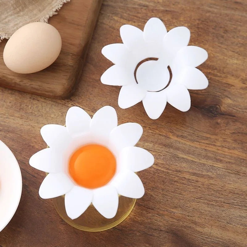 Kitchen Cute Flower Design Egg White Yolk Separator Kitchen Gadgets Baking Tools Egg Extractor Egg Separator Tools Zpaxo