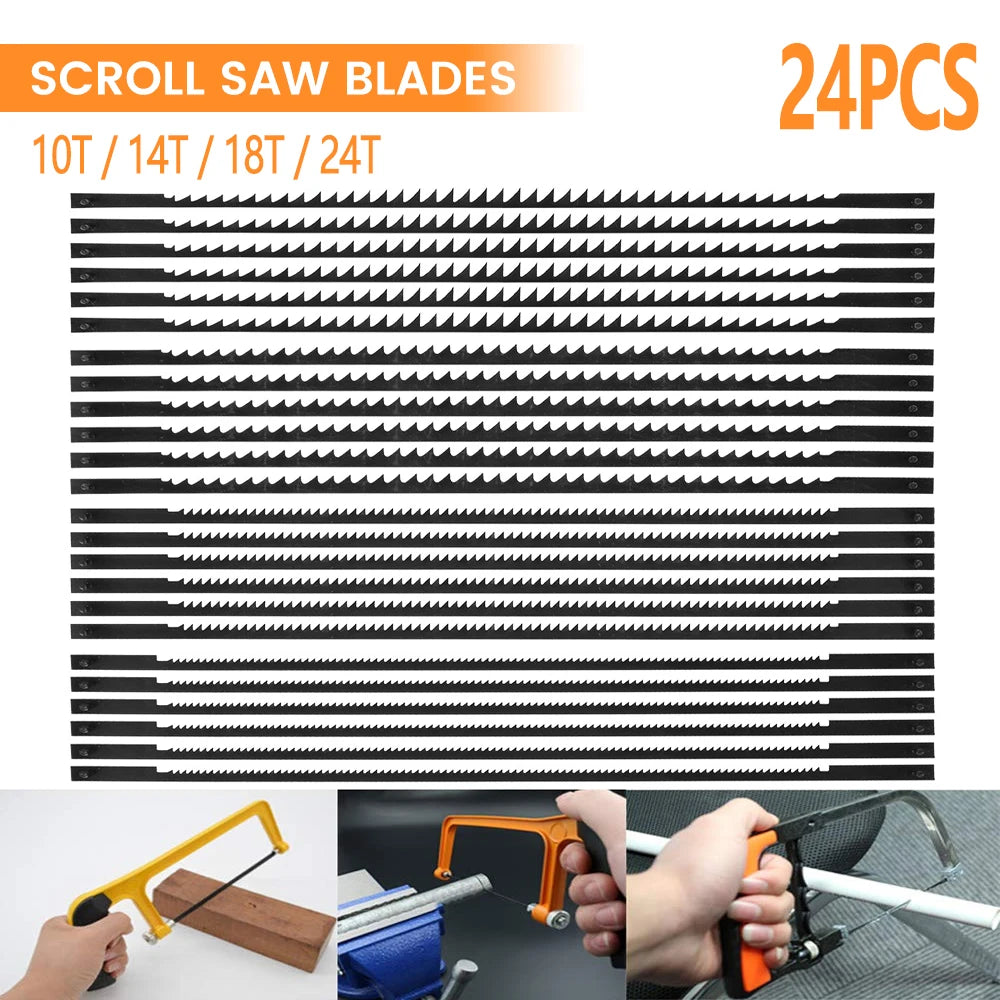 New 15/24PCS Saw Blades Multi Purpose Hand Tool Wood Plastic Foam Saw Kit18/21/24 Teeth Woodworking Model Hobby DIY Manufacture Zpaxo