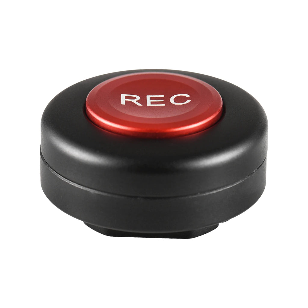 Camera Record Button Video Control Cold Shoe Mount 2 Cables