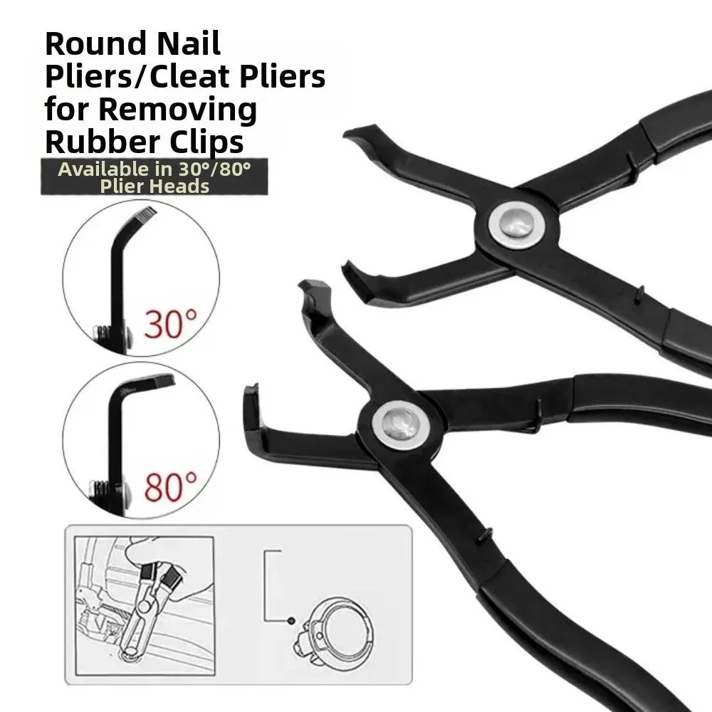 30 80 Degree Push Pin Pliers Rust-proof Labor-saving Auto Trim Zpaxo